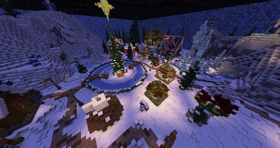 Weihnachten und das Weihnachtsdorf